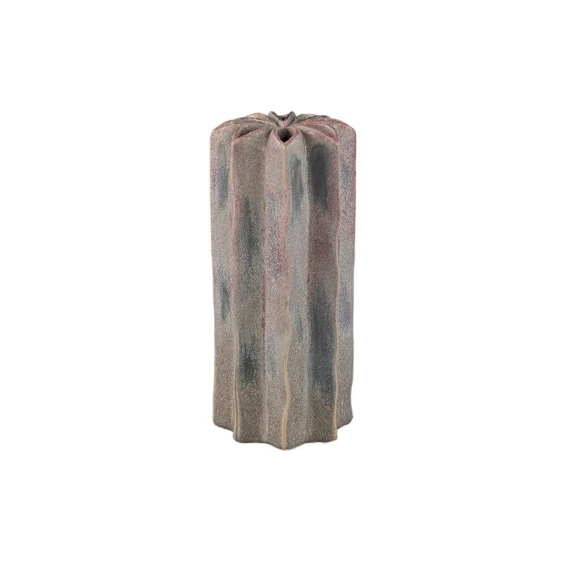 Vase – Runde Form, Keramik Material, Mehrloch Design, Lila, L  – Marte | PTMD