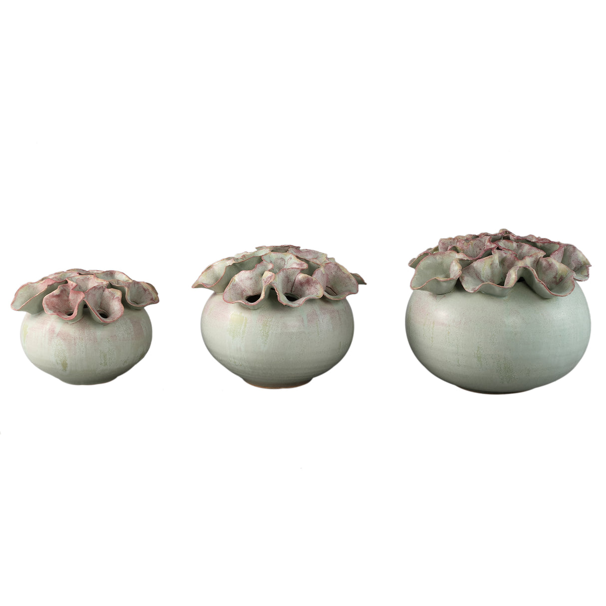 Vase – Blumenform, Lochdesign, Keramikmaterial, S – Jullia | PTMD