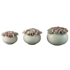 Vase – Blumenform, Lochdesign, Keramikmaterial, S – Jullia | PTMD