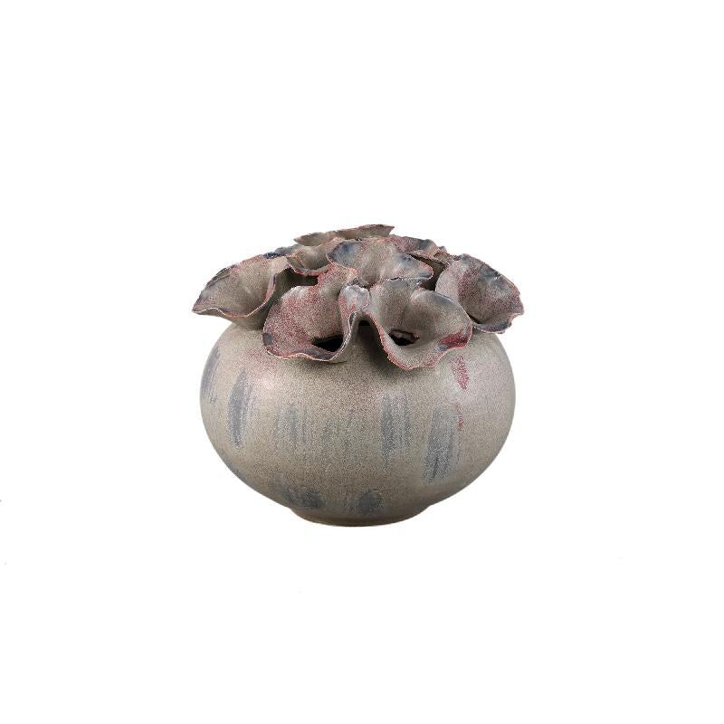 Vase – Blumenform, Lochdesign, Keramikmaterial, M – Jullia | PTMD