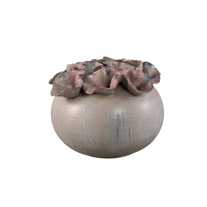 Vase – Blumenform, Lochdesign, Keramikmaterial, L – Jullia | PTMD