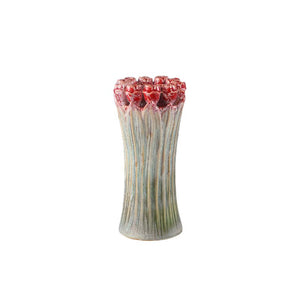 Vase – Tulip Shape Design, Ceramic Material, Mint Green Color, M – Tulips | PTMD