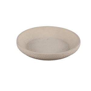 Schale – Runde Form, Raue Oberfläche, Creme Farbe, M – Hillie | PTMD
