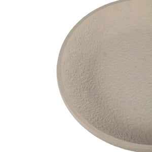 Schale – Runde Form, Raue Oberfläche, Creme Farbe, L – Hillie | PTMD