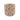 Blumentopf - Runder Zement, Golddetails, Cremefarbe, L – Hilla | PTMD