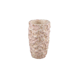 Flowerpot - Round Cement, Rough Surface, Light Pink, S – Romas | PTMD