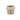 Blumentopf – Gerippter Rand, Runde Form, Beige Oberfläche, Zement Material, M – Emilee | PTMD
