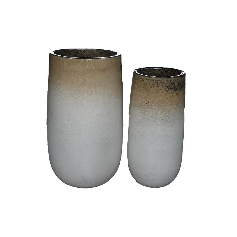 Topf – Keramik Material, Runde Form, Creme Oberfläche – Raya | PTMD