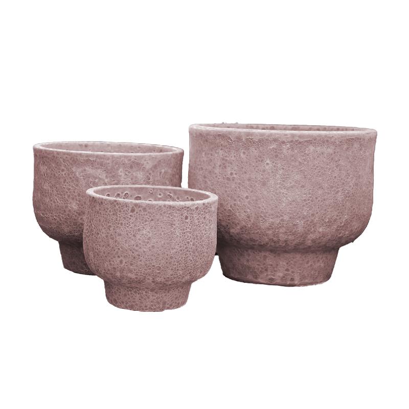 Pot – Ceramic Material, Glazed Surface, Red Surface – Sanish | PTMD