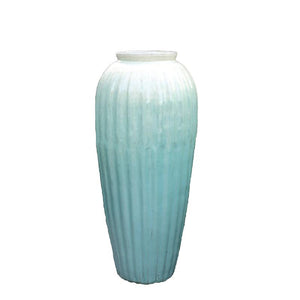 Pot – Ceramic Material, Glazed Surface, Turquoise Gradient – Mellisa | PTMD