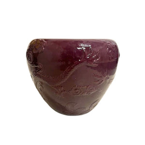 Planter – Purple Hue, Ceramic Material, Dragon Design – Terron | PTMD