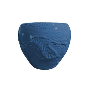 Pot – Ceramic Material, Round Shape, Blue Surface – Terron | PTMD