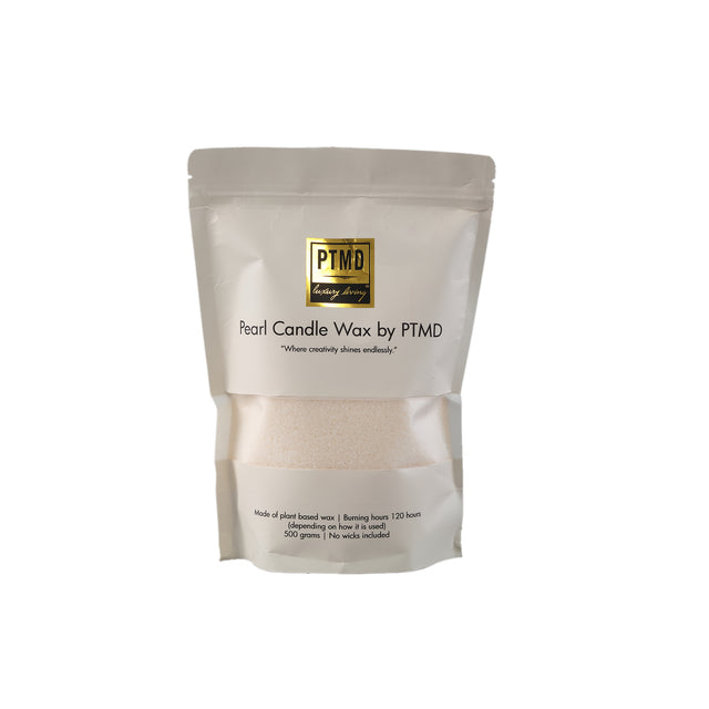 Kerzenwachs aus hochwertigem Wachs in Off - White, 500 g – Pearl | PTMD - Esszett Luxury | Stilvolles Wohnen mit Charakter