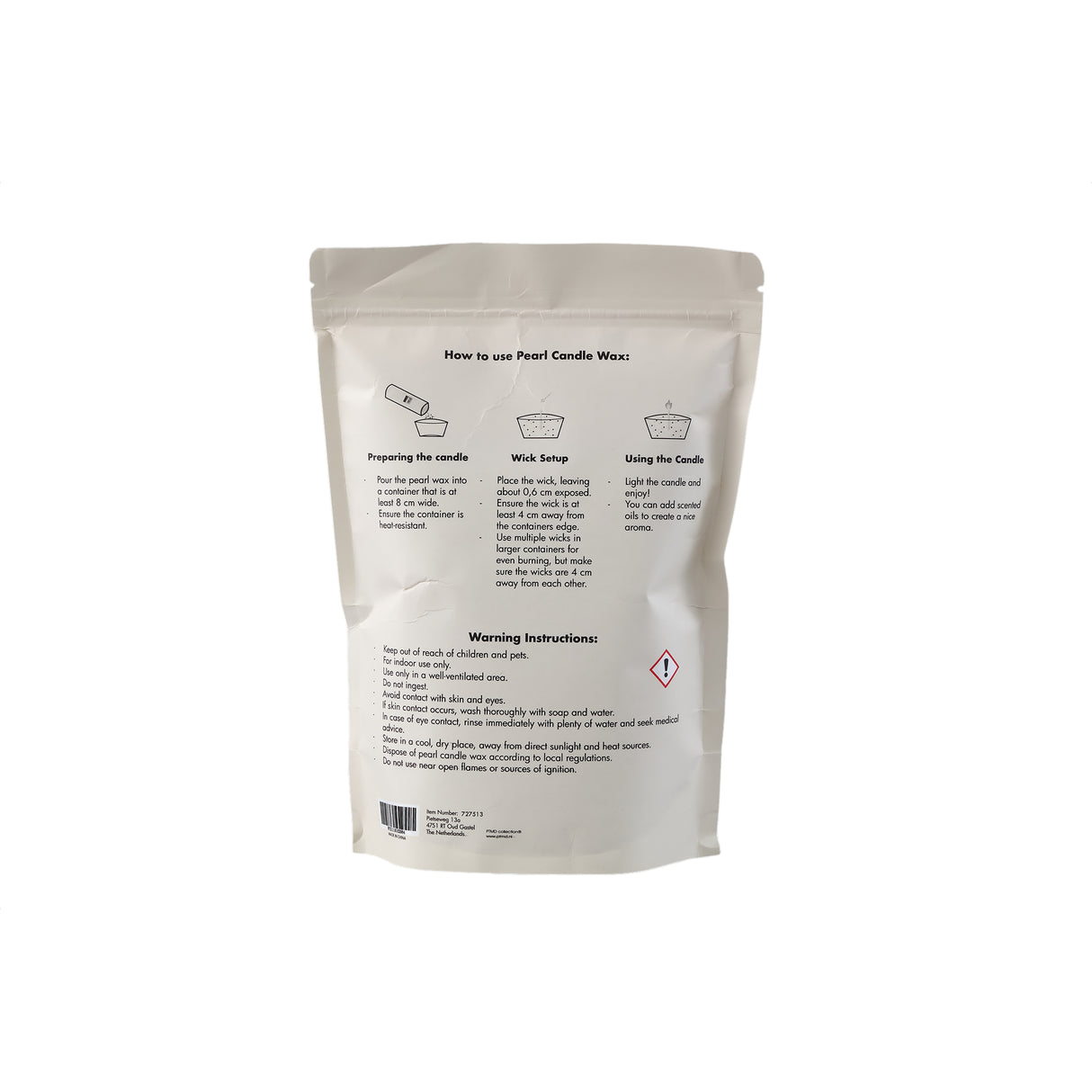 Kerzenkügelchen aus hochwertigem Wachs in Grün, 500 g – Pearl | PTMD