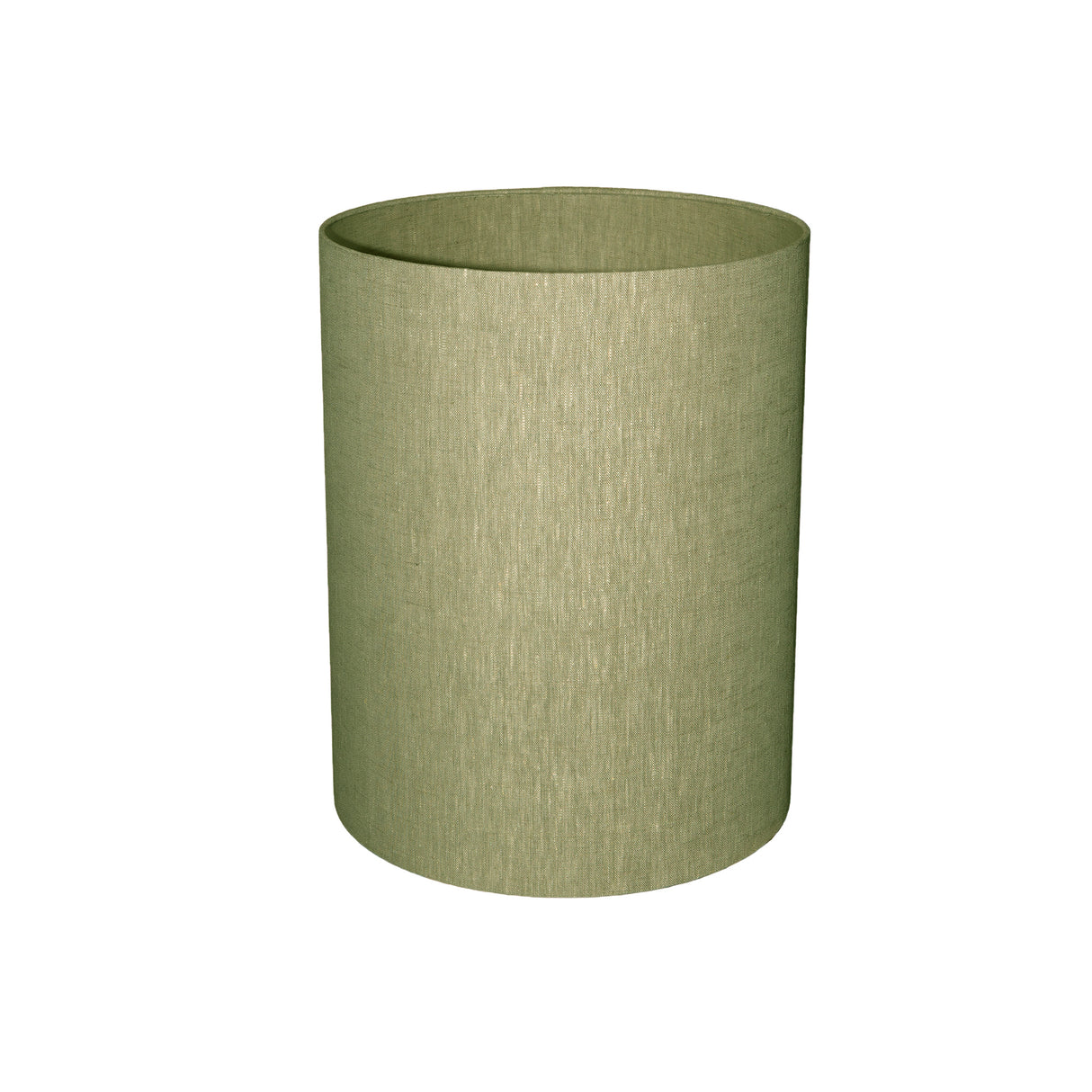 Cotton-linen lampshade with a green finish and tall, round shape – Rivvo | PTMD