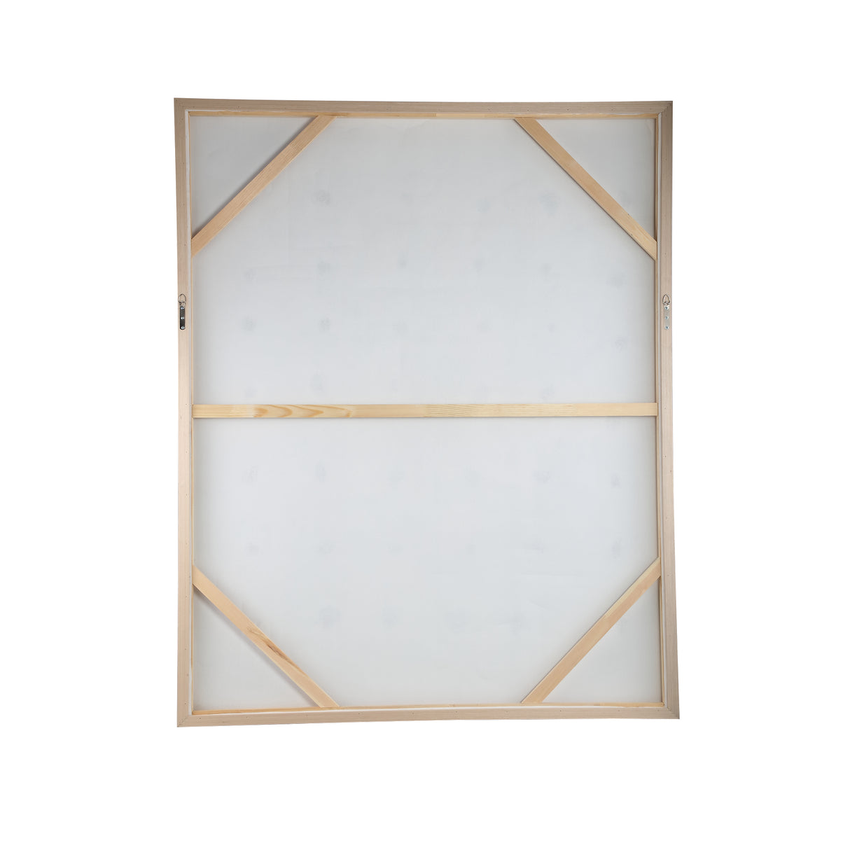 Wandbild – Muster Design, Rechteckige Form, Leinwand Material, Creme – Porty | PTMD