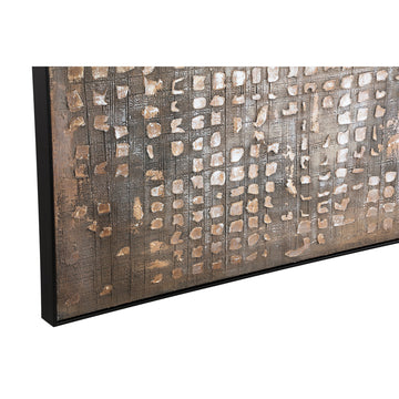 Wall mural – Square Design, Textured Pattern, Dark Brown Hue – Pathe | PTMD
