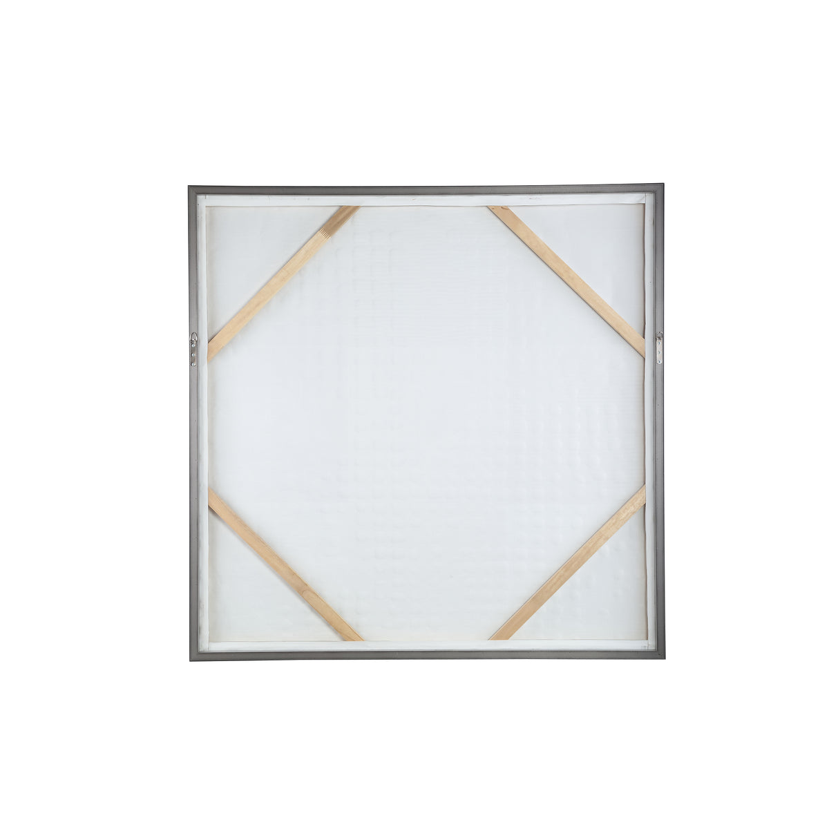 Wandbild – Raues Muster Design, Quadratische Form, Mischmaterial, Dunkelbraun – Pathe | PTMD