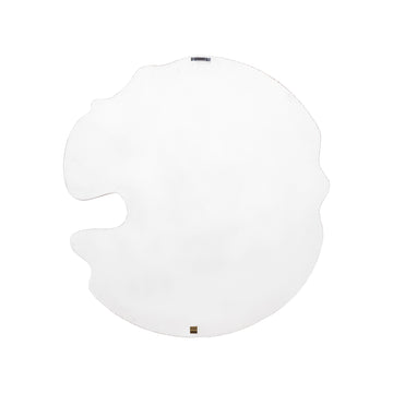 Wandpanel – Wellenstruktur Design, Quadratische Form, MDF Material, Weiß, S – Samraj | PTMD