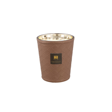 Scented Candle with Leather Detail & Hand-finished (0.9 kg) M – Black Forest | PTMD