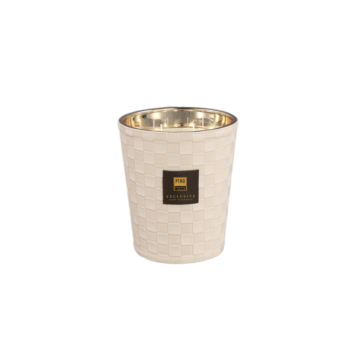 Scented Candle with Leather Detail & Hand-finished (0.9 kg) M – Black Forest | PTMD