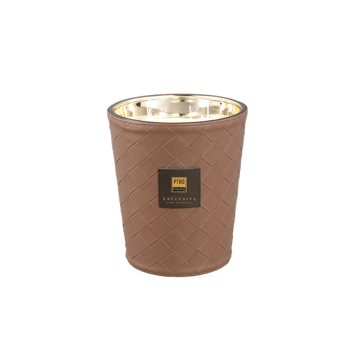 Scented Candle with Leather Detail & Hand-Finished Finish (1.4 kg) L – Black Forest | PTMD