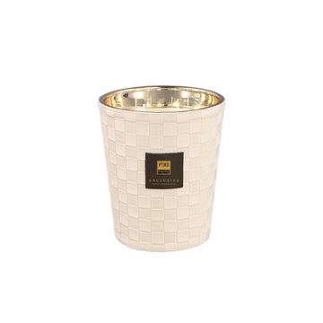 Scented Candle with Leather Detail & Hand-Finished Finish (1.4 kg) L – Black Forest | PTMD