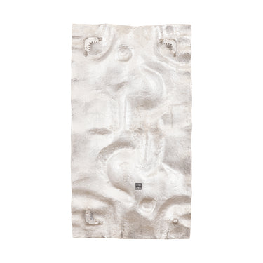 Wall panel made of cast aluminum in gunmetal look with rough surface, rectangular shape, L – Eogan | PTMD
