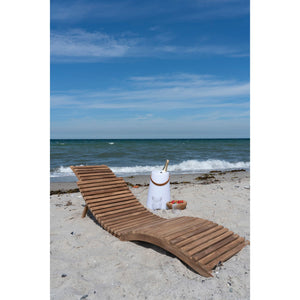 Sonnenliege – Teakholz, Naturfinish, 25 cm - Arrieta | House Nordic