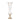Vase - Aluminiumguss, Luxus-Emaille-Finish, rund, Weiß, L – Lysse | PTMD