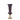 Vase - Aluminiumguss, Luxus-Emaille-Finish, rund, Dunkelbraun, S – Lysse | PTMD