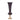 Vase - Aluminiumguss, Luxus-Emaille-Finish, rund, Dunkelbraun, L – Lysse | PTMD