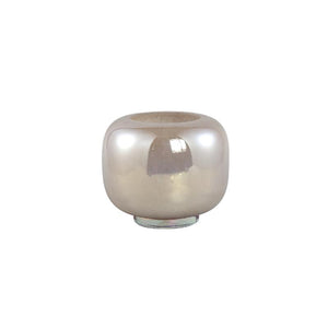 Vase – Glass Material, Round Design, Brown Shade, S – Mexx | PTMD