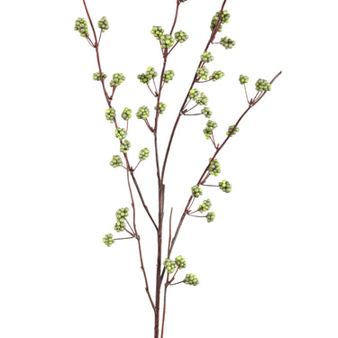 Artificial Branch – Green Berry Design, Metal Core Structure, Semi-Handmade Finish | PTMD