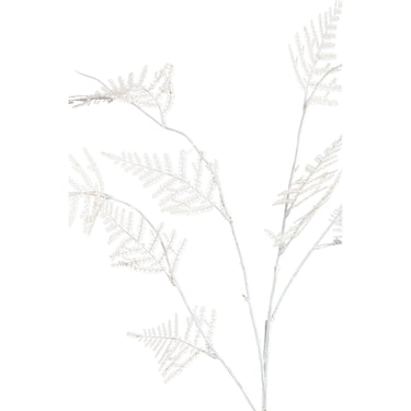 Kunstpflanze - Creme Asparagus Farn Spray, Kunststoff, Eisenmetall | PTMD