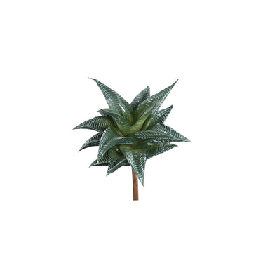 Kunstpflanze - Grüne Agave Pick mit Linien, Metall, Kunststoff | PTMD