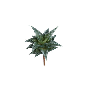Kunstpflanze - Grüne Agave Pick mit Linien, Metall, Kunststoff | PTMD