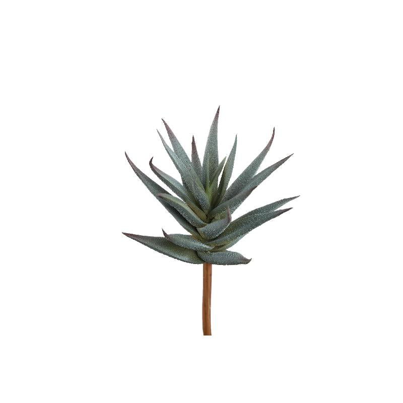 Kunstpflanze - Grüne Aloe Pick, Metall, Kunststoff | PTMD
