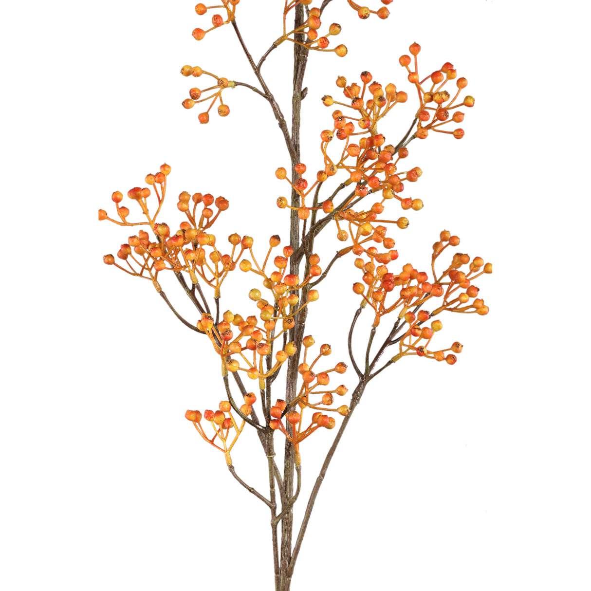 Kunstzweig – Orange Beeren, Hängendes Arrangement, Kunststoff Verarbeitung | PTMD