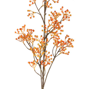 Kunstzweig – Orange Beeren, Hängendes Arrangement, Kunststoff Verarbeitung | PTMD
