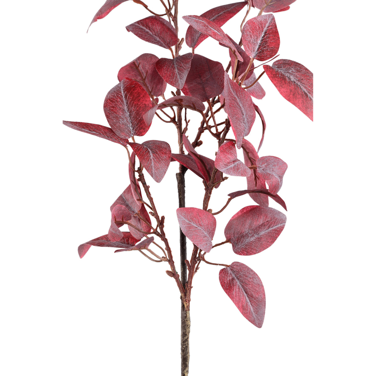Leafy Plant - Burgundy Euphorbia Leaf Spray made of Plastic | PTMD