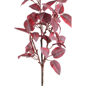 Leafy Plant - Burgundy Euphorbia Leaf Spray made of Plastic | PTMD