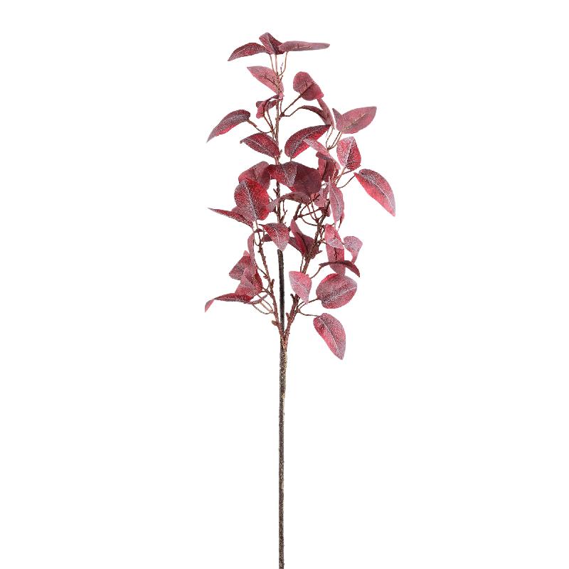 Leafy Plant - Burgundy Euphorbia Leaf Spray made of Plastic | PTMD