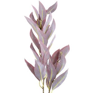 Foliage plant – Burgundy Eucalyptus Spray made of plastic | PTMD