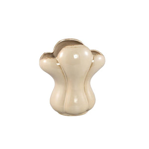 Vase – cream-colored design, French lily motif, ceramic surface, M – Mellie | PTMD