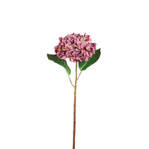 Hortensienblume - Rostfarbene Hortensienstängel, Polyestergewebe, L | PTMD
