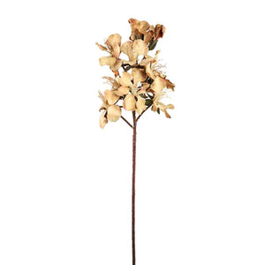 Lily flower - Light brown Peruvian lily stem, fabric, M | PTMD