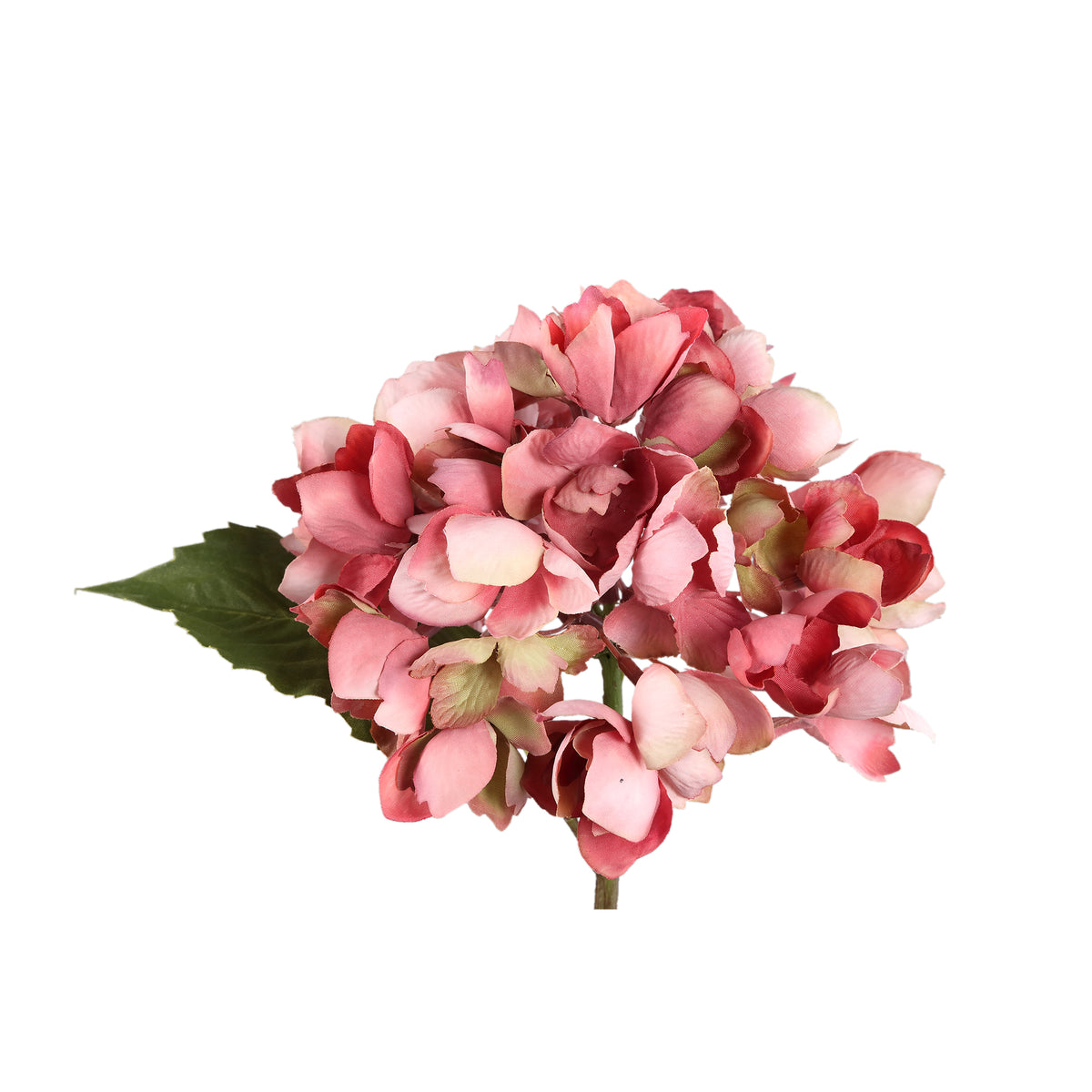 Hortensienblume – Rosa Hortensienzweig aus Stoff S | PTMD