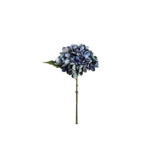 Hydrangea Flower - Blue Hydrangea Stems, Fabric & Plastic, S | PTMD