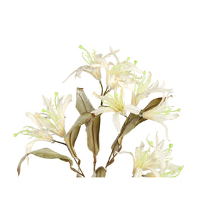 Garden Flower – Bordeaux-colored Bauhinia Spray, Fabric Material, Elegant Design, L | PTMD